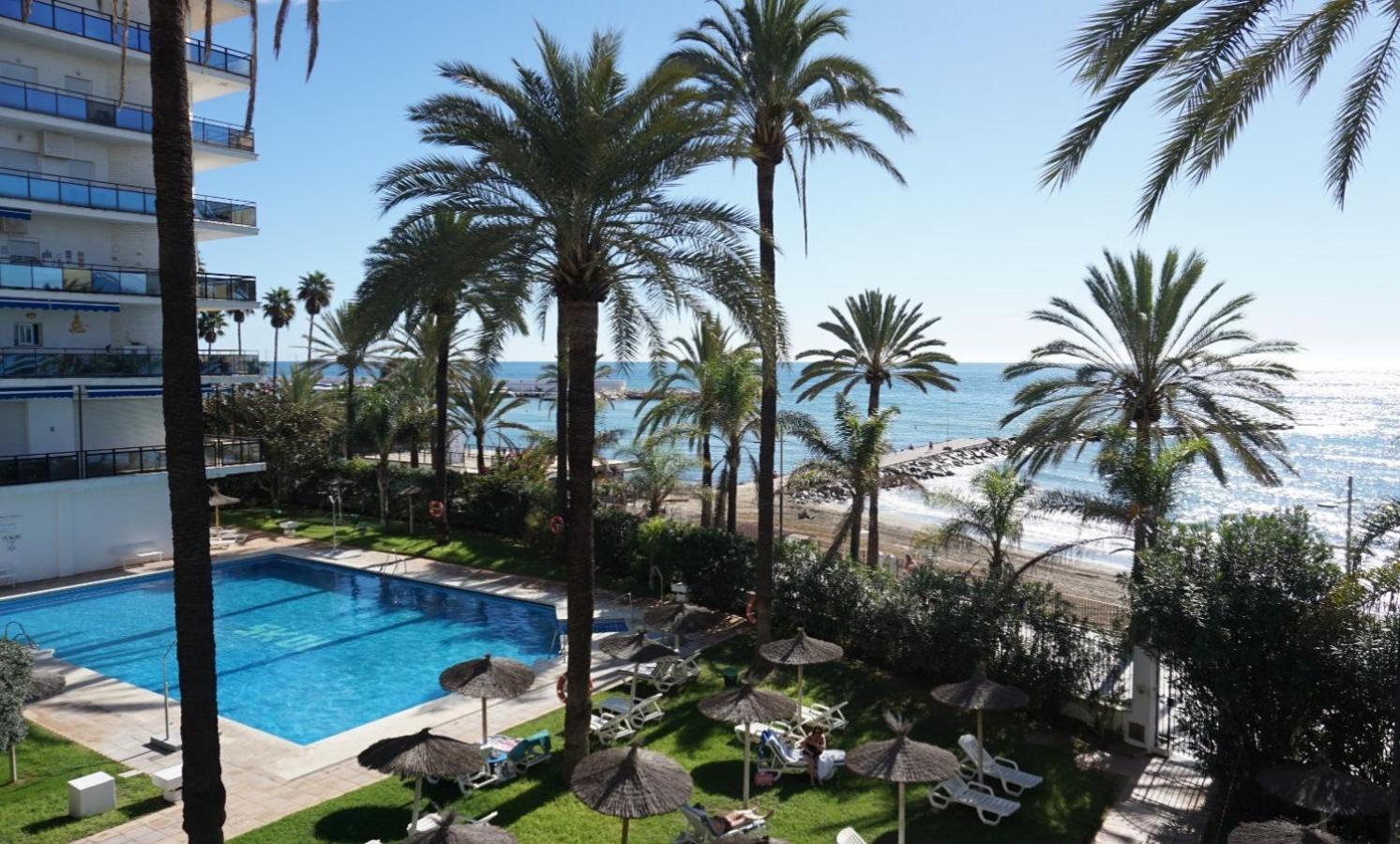 Skol 420C Fantastico 1 Dormitorio Primera Linea De Playa Marbella Eksteriør billede