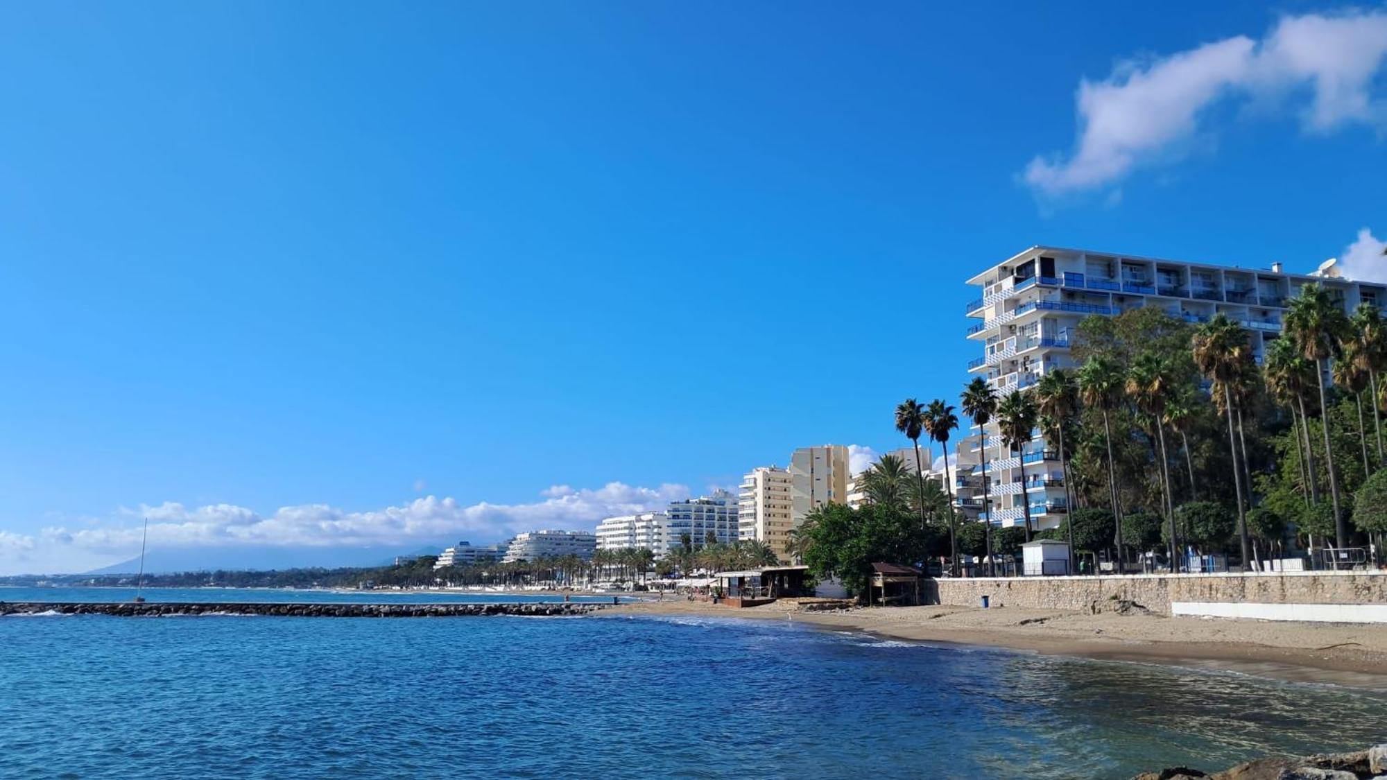 Skol 420C Fantastico 1 Dormitorio Primera Linea De Playa Marbella Eksteriør billede