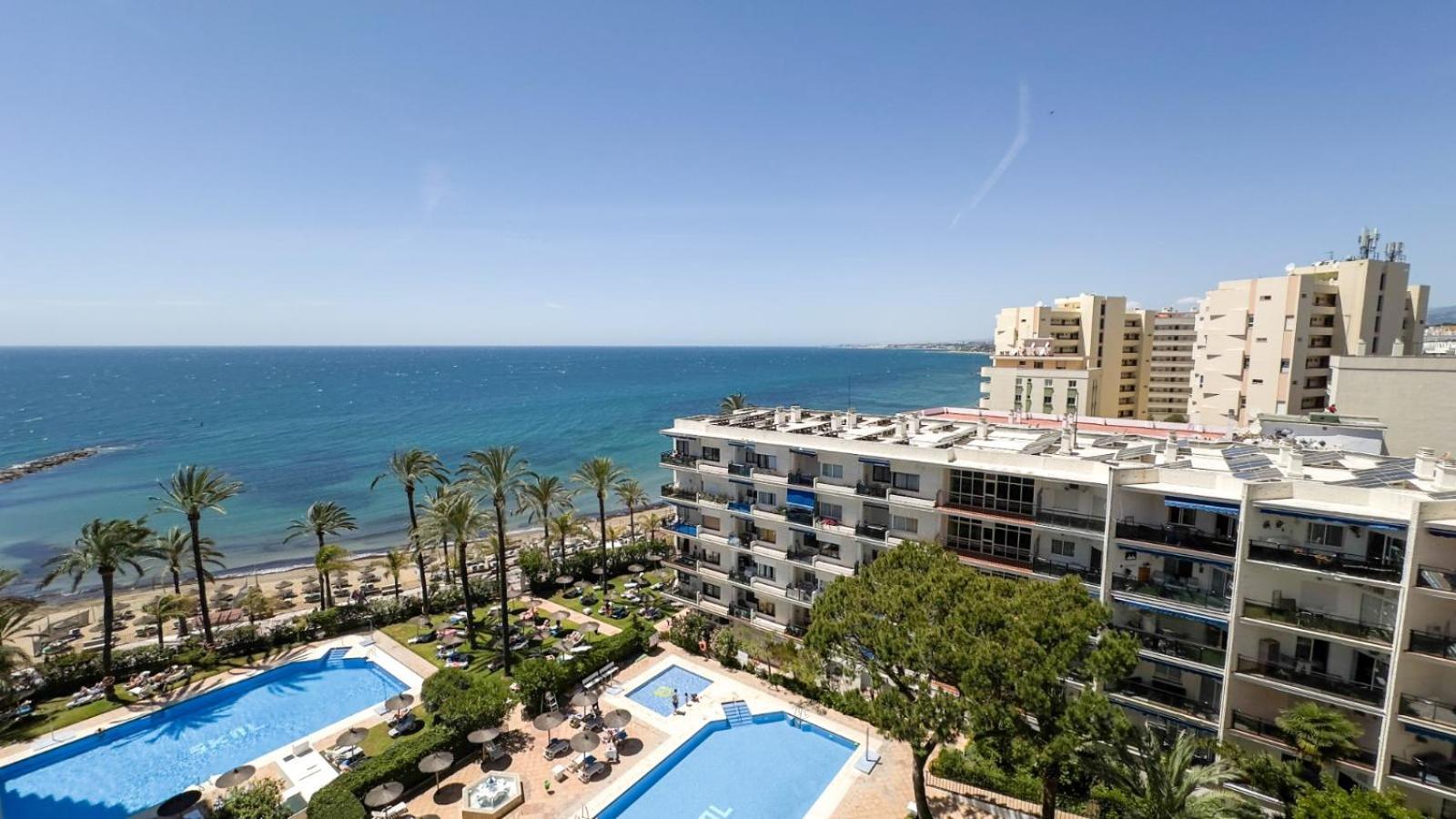 Skol 420C Fantastico 1 Dormitorio Primera Linea De Playa Marbella Eksteriør billede